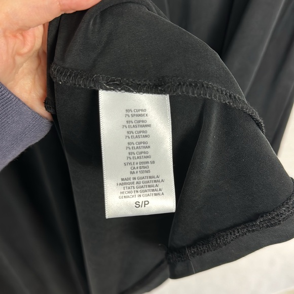 Anthropologie Eri + Ali Briella Cupro Midi Dress Tunic Slate Gray Lagenlook - Picture 8 of 9